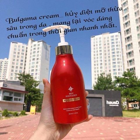 Kem tan mỡ bụng bulgama cream chính hãng