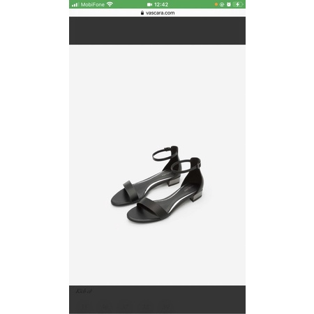 Giày sandal quai ngang Vascara size 35