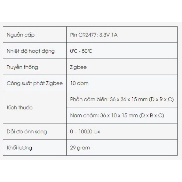 Pin thay thế cảm biến của LUMI CR2477 Cảm biến cửa từ Lumi LM-DSZ Chuyển động LM-MD