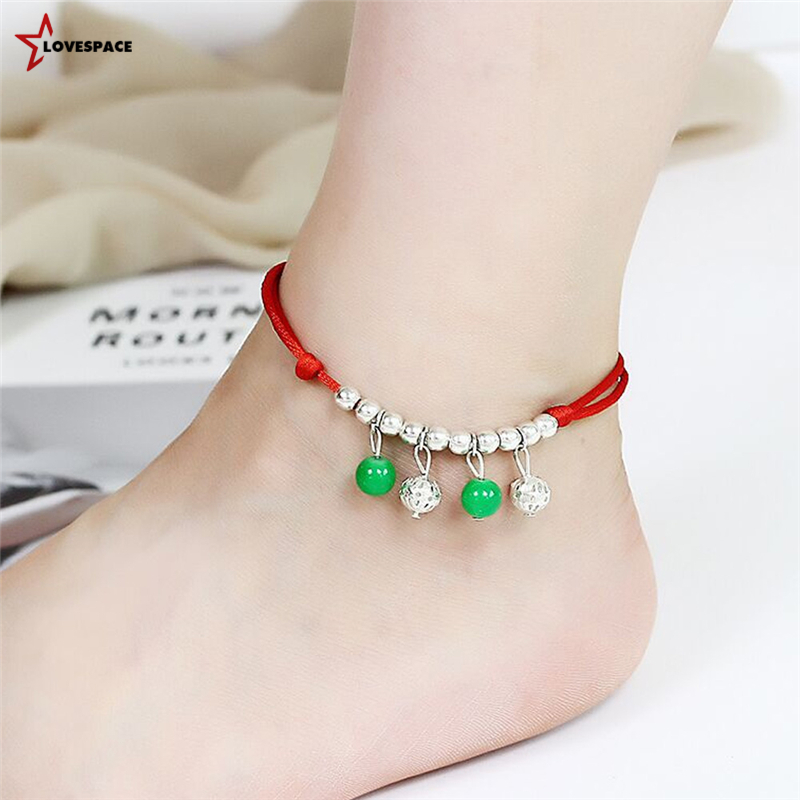 Lắc Chân Bện Dây Màu Đỏ May Mắn Cho Nữ | BigBuy360 - bigbuy360.vn