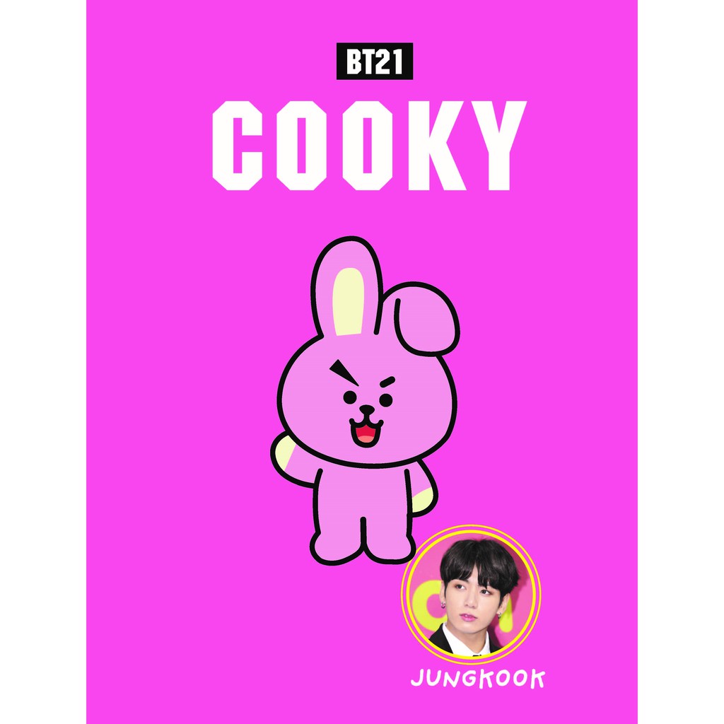 Sổ A4 BTS - Cooky BT21 (Cá Chép)