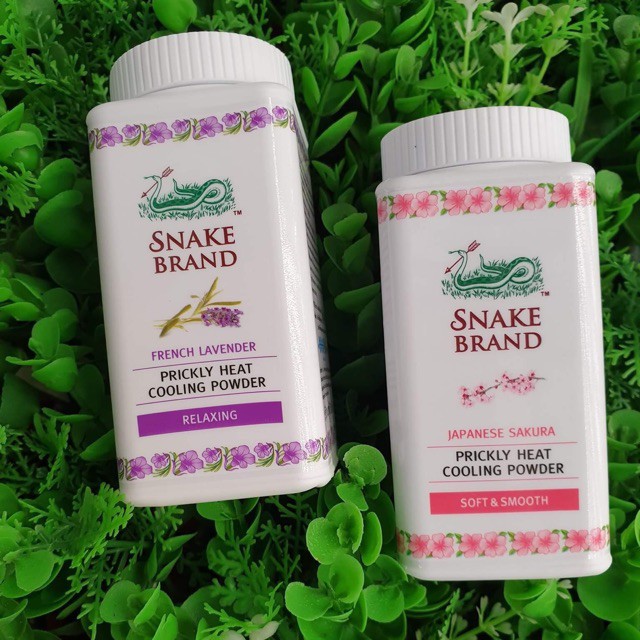 PHẤN LẠNH SNAKE BRAND PRICKLY HEAT COOLING POWDER - Ngửi là đã thấy mát lạnh rồi.