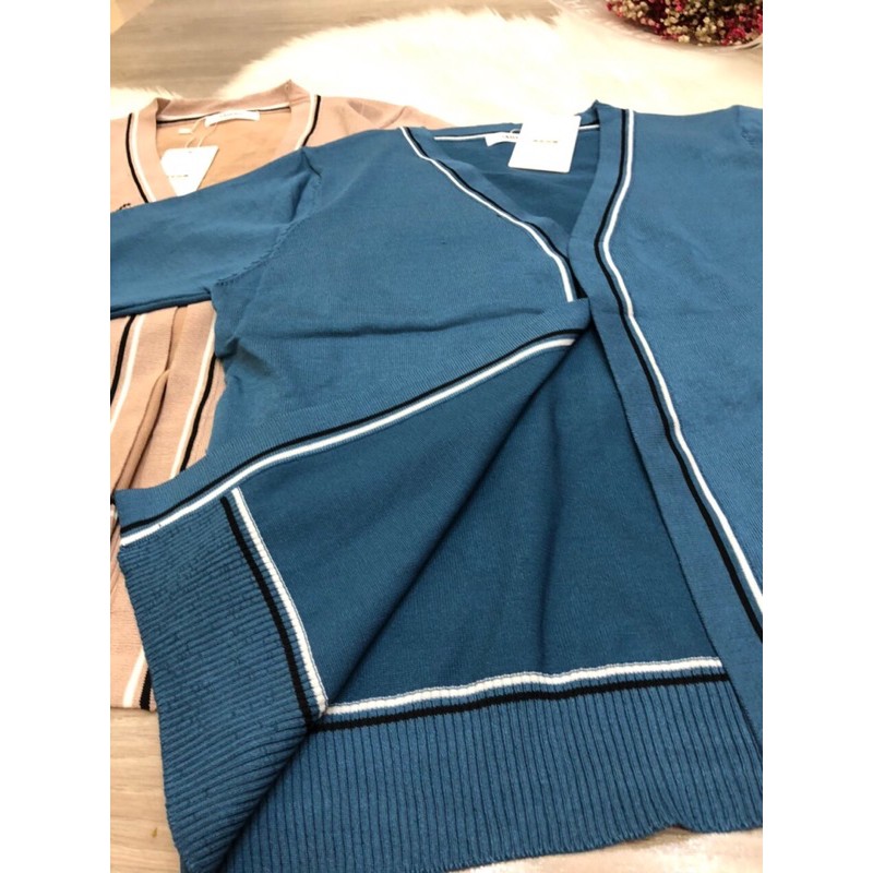 Áo Khoát Cardigan Viền Dệt Kim Cao Cấp | BigBuy360 - bigbuy360.vn