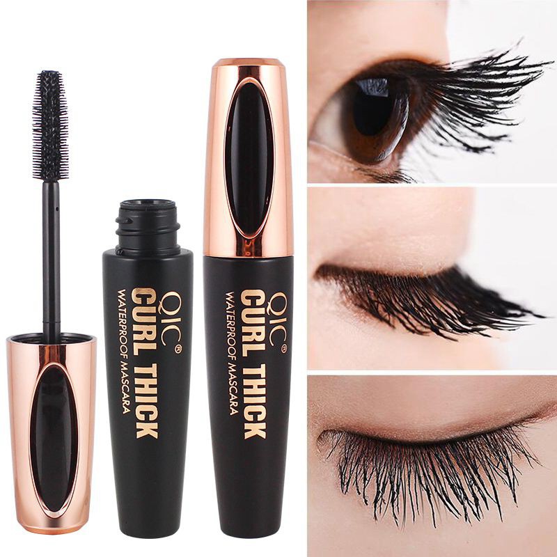 [Hàng mới về] Mascara QIC sợi tơ 4d làm cong và dày mi hiệu quả
