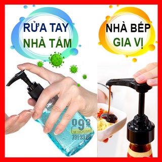 Nút Chai Có Vòi Ấn Rót Nhấn Xịt Đựng Gia Vị Nước Mắm Xì Dầu Nước Tương Vòi Ấn Xịt Rửa Tay Bơm Syrup Dụng Cụ Pha Chế