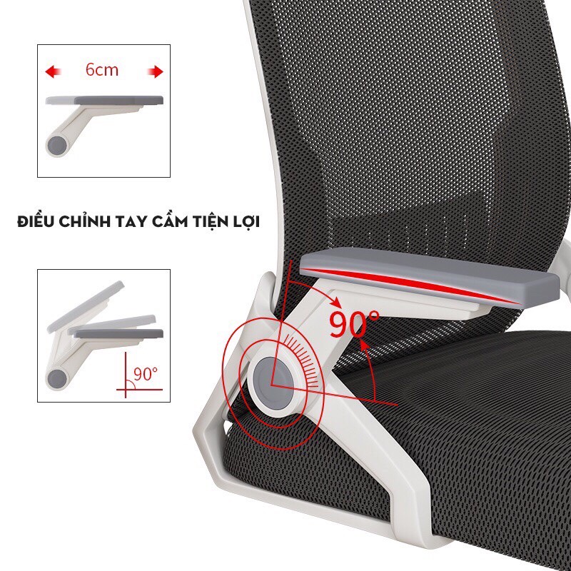 Ghế Văn phòng Xoay G9 Kiểu Mới, Thiết Kế Theo Nguyên Tắc Công thái Học Hiện Đại