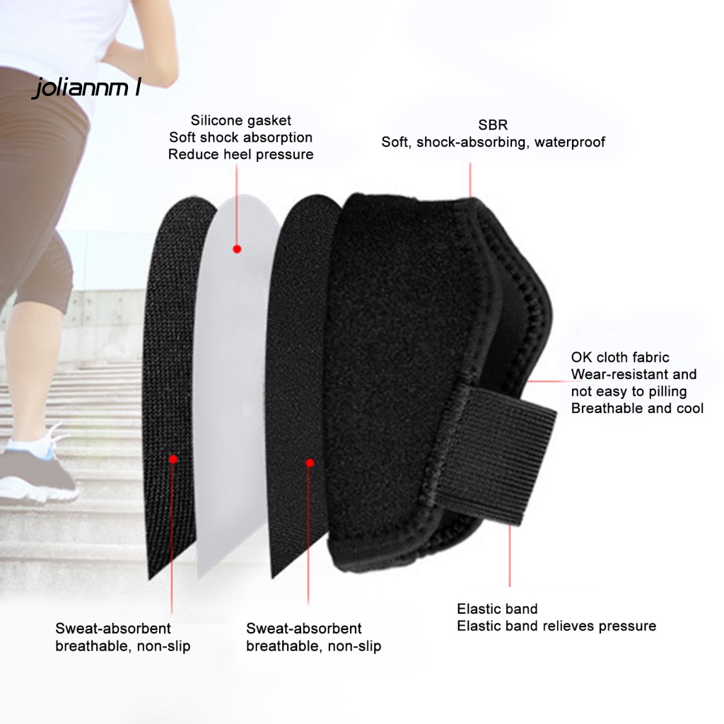 Miếng Đệm Lót Gót Chân Bằng Silicon Mềm Bảo Vệ Gót Chân Tiện Dụng