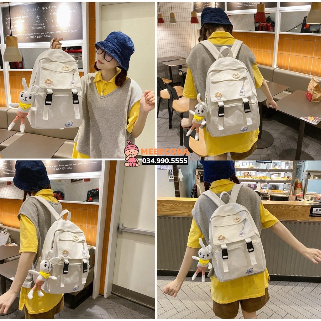 Balo nữ đi học thời trang Hàn Quốc, cặp sách đẹp hàng cao cấp dễ thương, túi xách sinh viên học sinh