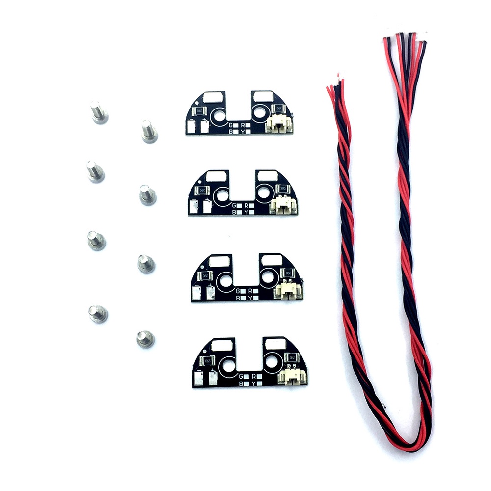 1 cặp Đèn LED định vị ban đêm APM2.8 Công suất cao có cáp 5V cho F330 F450 F550 S500 S550 RC Drone Q