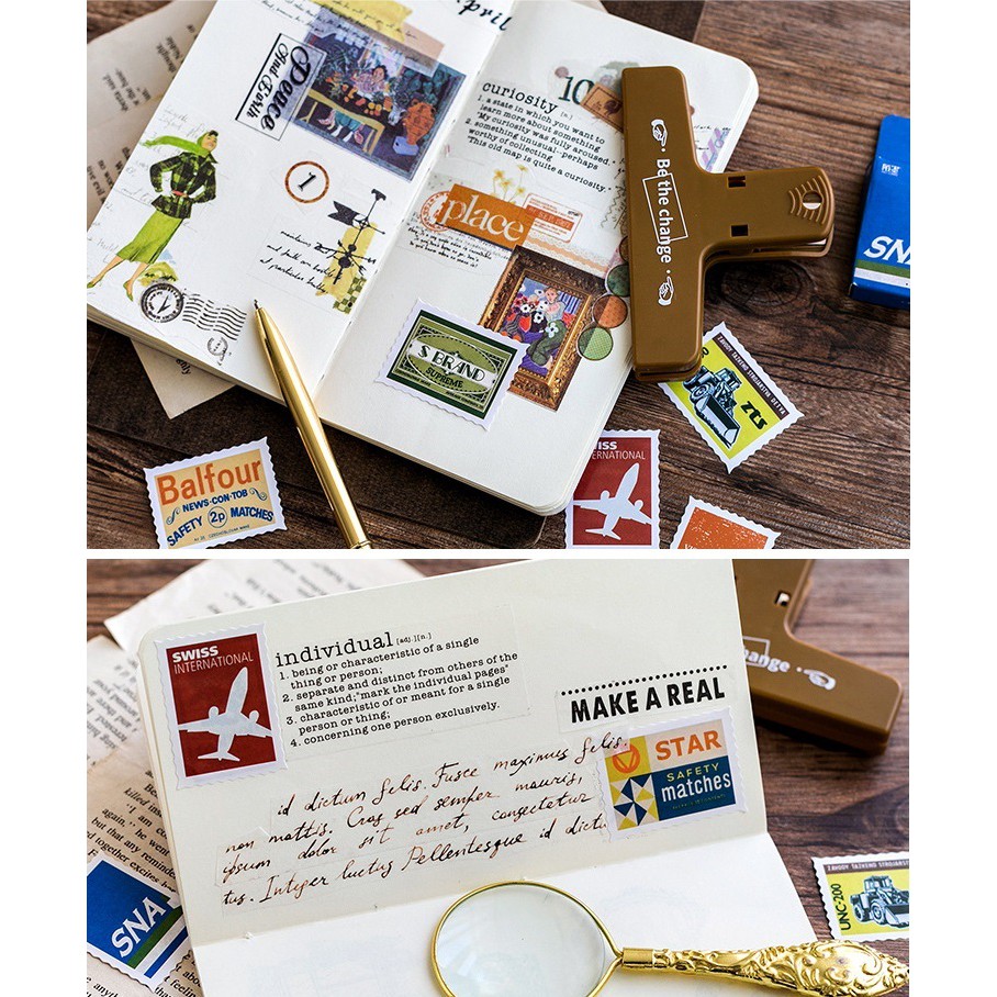 Hộp 46 sticker giấy du lịch SH4605 Gachini