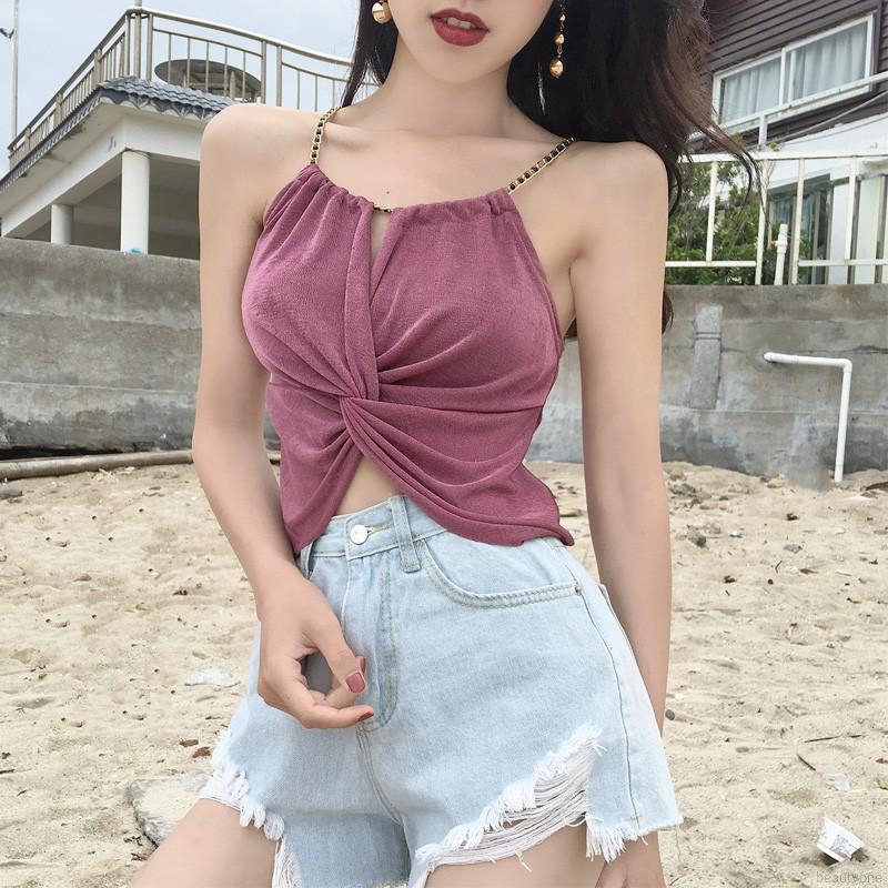 [Mã FAMAYWA giảm 10K đơn 50K] Áo 2 dây màu trơn gợi cảm dành cho nữ | BigBuy360 - bigbuy360.vn