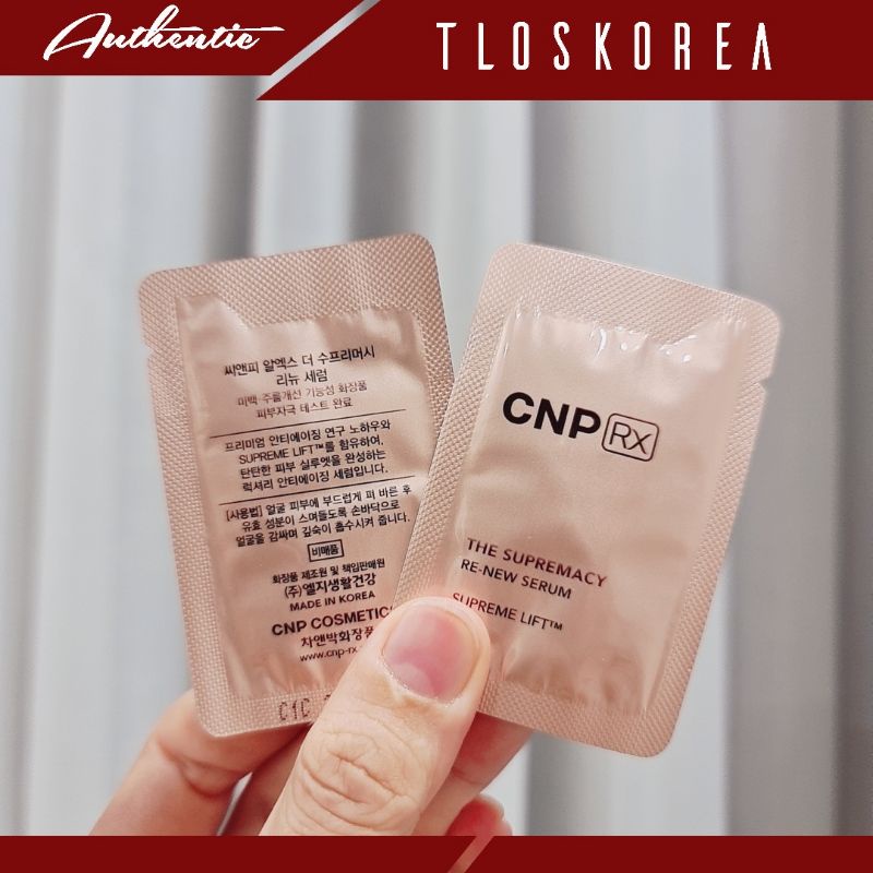 Cnp The Supremacy Renew Serum 1Ml - Gói Sample Tinh Serumchất Tái Tạo Da, Serum Trẻ Hóa Da Cnp