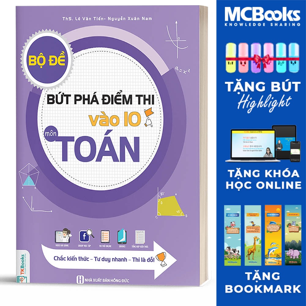 Sách - Bộ Đề Bứt Phá Điểm Thi Vào 10 Môn Toán