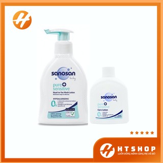 Sữa Tắm Gội Dịu Nhẹ Cho Da Chàm Thể Tạng Và Nhạy Cảm Sanosan