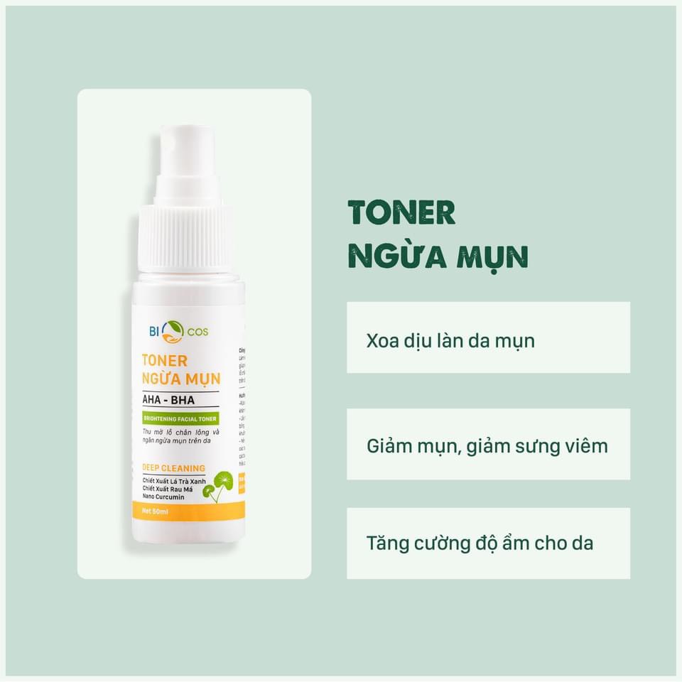 Combo Chăm Sóc Da Mụn Giúp Làn Da Sạch, Mịn, Hết Mụn, Mờ Thâm