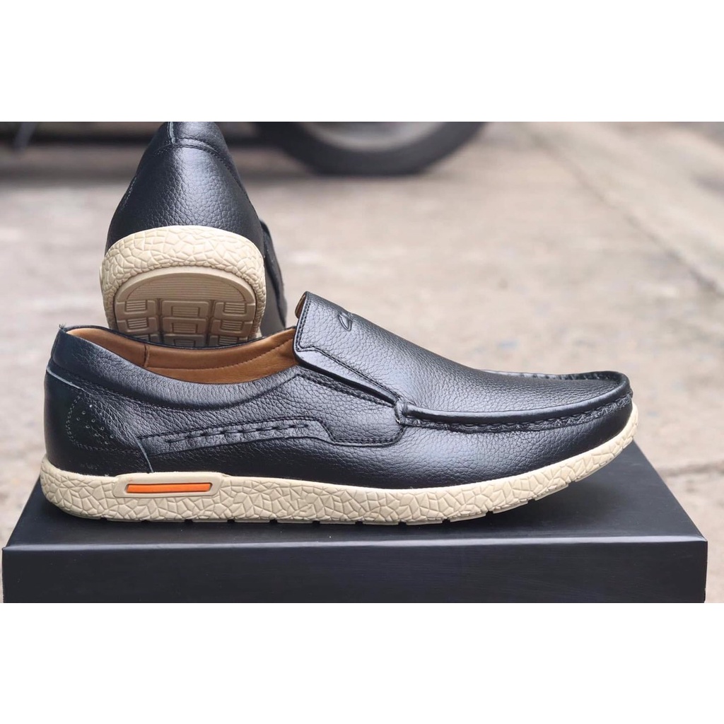 SIÊU SALE - Tặng 2 Đôi Vớ Cao Cấp Và Thẻ Bảo Hành 12 Tháng - CL06-Giày Da Clarks Nhập Khẩu Thái Lan - Da Bò100%