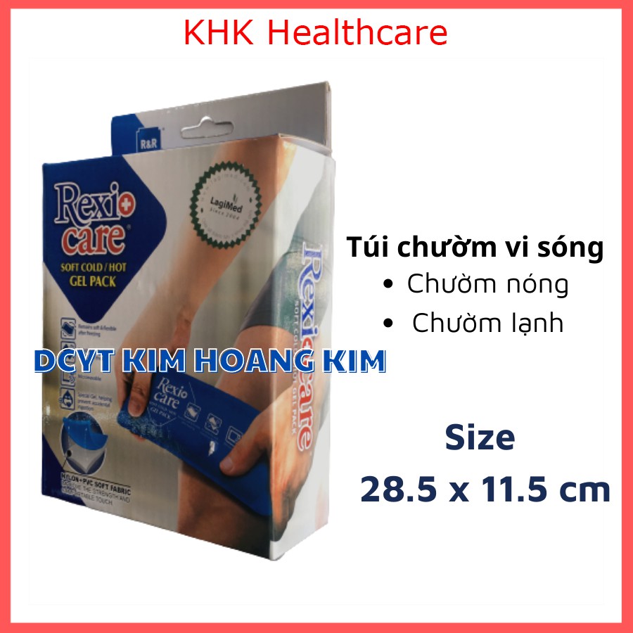 Túi chườm vi sóng nóng lạnh Rexio Care Đài Loan (cỡ trung) KHK Healthcare