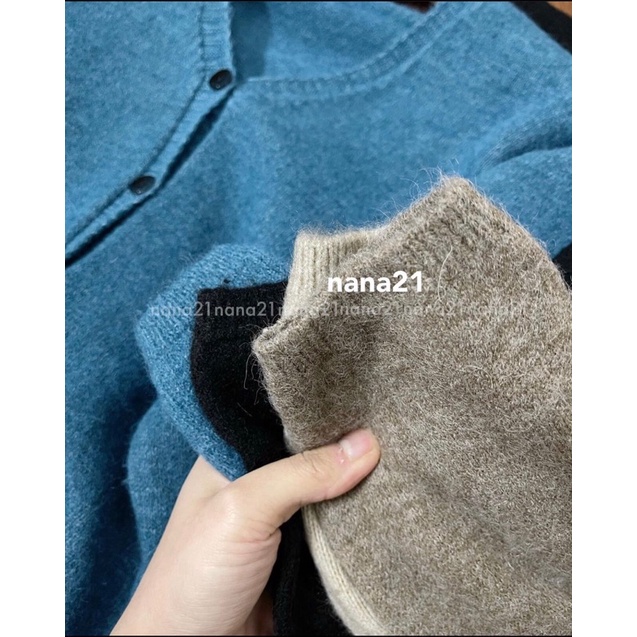 Áo khoác cardigan dài tay nữ dễ thương học sinh/ Áo len dài tay