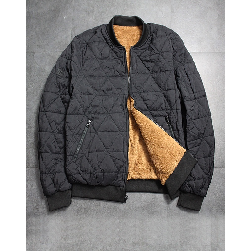 Áo khoác bomber nam xuất Hàn, mặc 2 mặt áo AK257