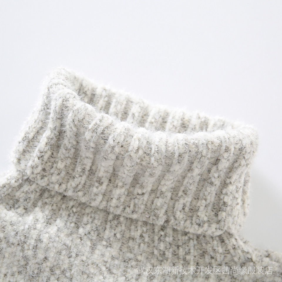 Áo Sweater Dệt Kim Dày Chui Đầu Cổ Lọ Phong Cách Hàn Quốc Thời Trang Mùa Đông Mới Cho Bé