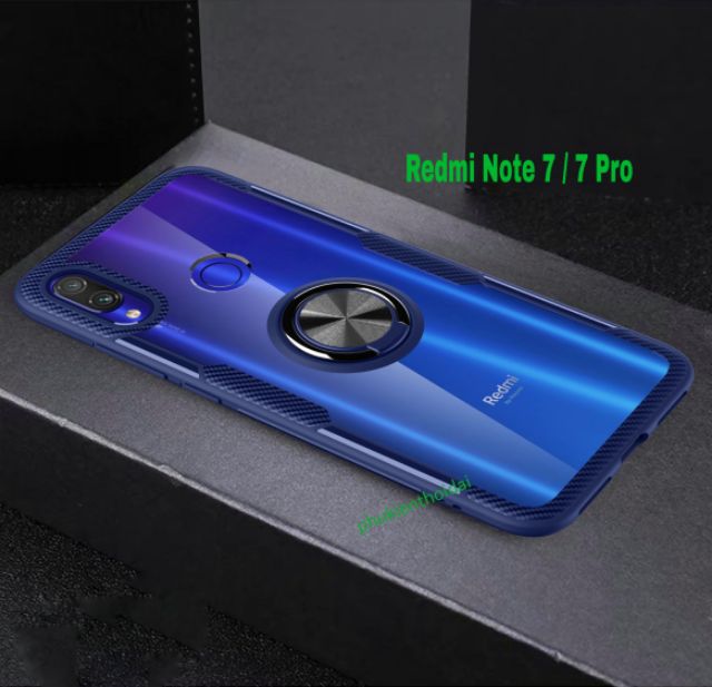 Ốp lưng Redmi Note 7 / 7 Pro FREESHIP Từ 50k chống sốc giá đỡ mặt lưng trong viền màu cao cấp