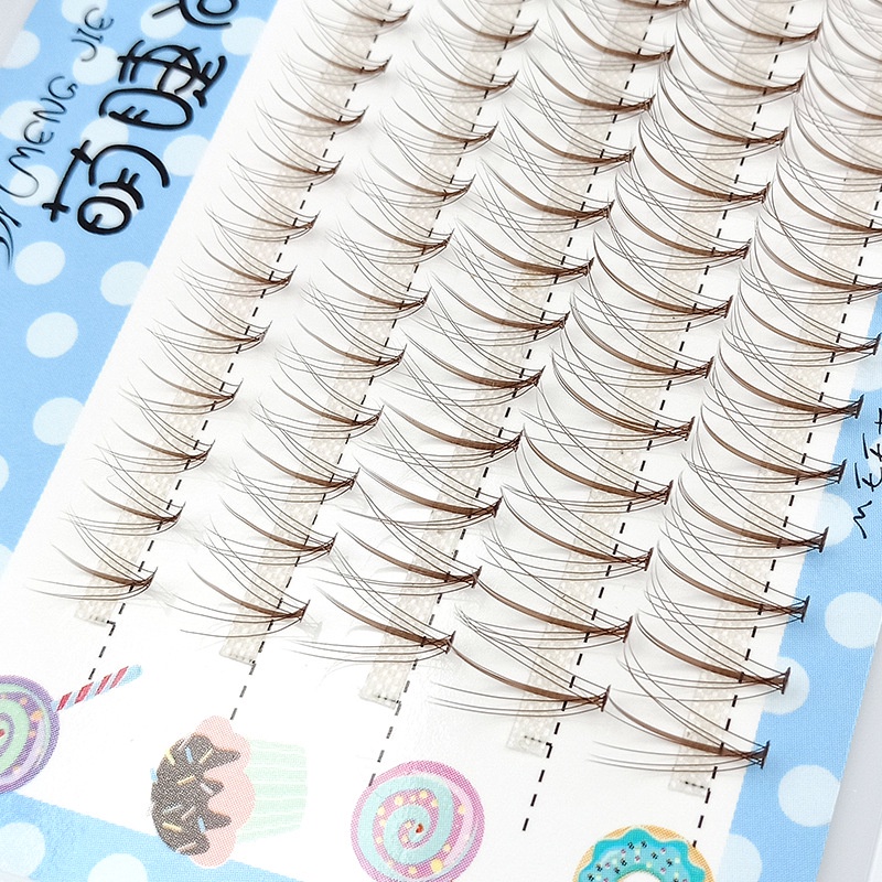 [Hàng mới về] Lông mi giả tây đuôi cá siêu cấp 8-12mm trang điểm tự nhiên