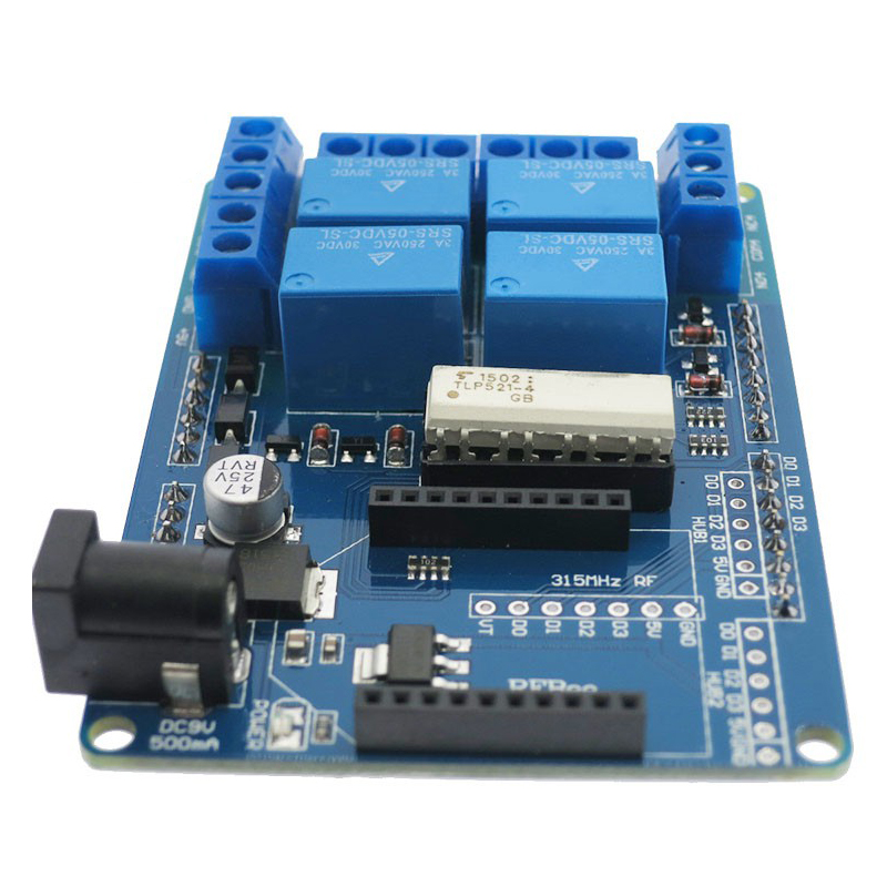 1 Bảng Mạch Mở Rộng 4 Kênh DC 5V Kèm Rơ Le V1.3