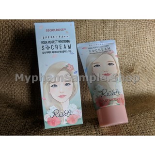 [Sỉ Rosa] Kem Dưỡng Ban Ngày Rosa Seoul Rose Perfect Whitening S+ Cream Spf35/Pa+++ Mẫu mới 2019
