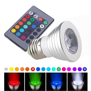 Bóng Đèn Led nhiều màu điều khiển từ xa