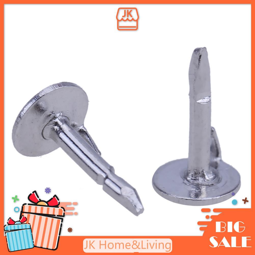 Set 100 đế làm ghim cài áo bằng kim loại DIY chất lượng cao