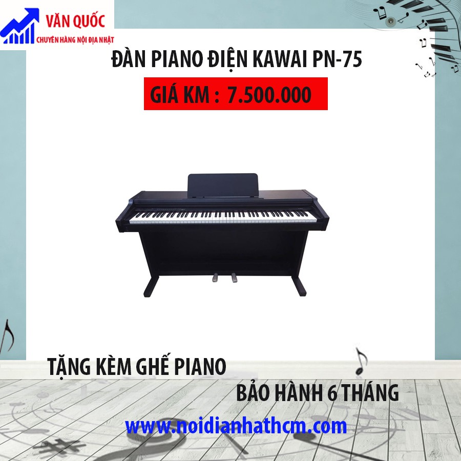 ĐÀN PIANO ĐIỆN KAWAI PN 75 hàng nội địa Nhật