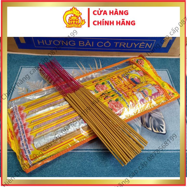 [Chính Hãng] Nhang Thơm Đặc Biệt Cuộn Tàn Trắng, Ít Khói 38cm, Hương Thơm Đặc Biệt Thảo Mộc Thu Hiền Túi To 10 Thẻ