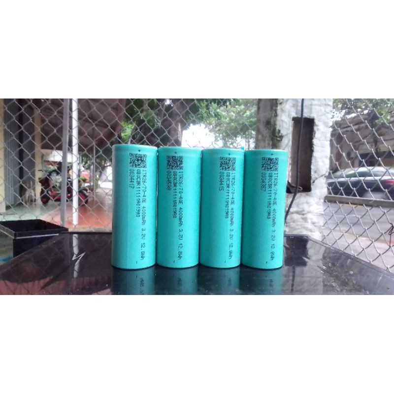 4 cell pin lifepo4 26700 12.8v 4ah  khởi động xe máy max 50a dùng cho xe 125cc trở xuống