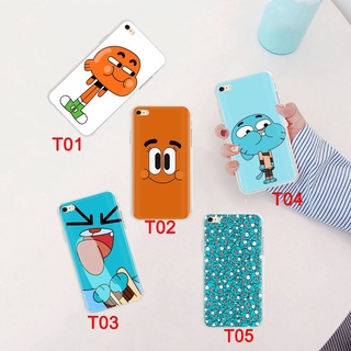 Ốp điện thoại trong suốt in hình Amazing World of Gumball 9GT cho iPhone 8 7 6s 6 plus 5 5S SE 5C 4 4s