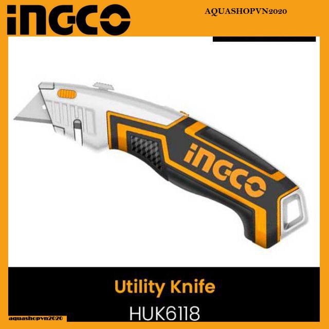 Dao rọc xếp 180x45mm Ingco HUK6118