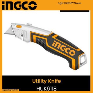 Dao rọc xếp 180x45mm Ingco HUK6118