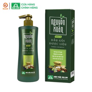 Dầu gội đầu dược liệu Nguyên Xuân xanh 250ml  - Dưỡng tóc, phục hồi hư tổn, cho mái tóc dày, mềm mại, suôn mượt