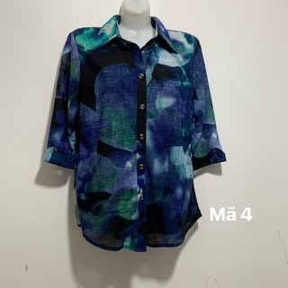 Áo sơ mi trung niên 48-60 ký