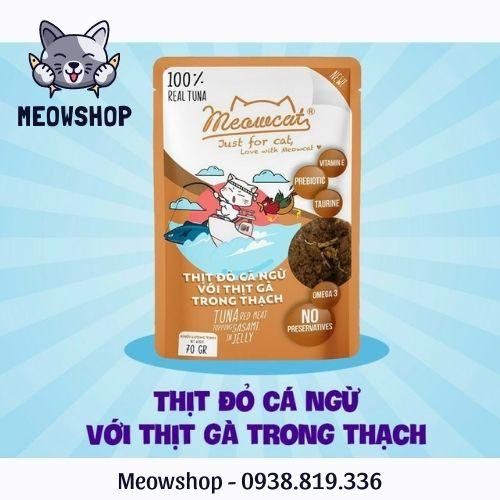 PATE MEOWCAT cho mèo gói 70gr