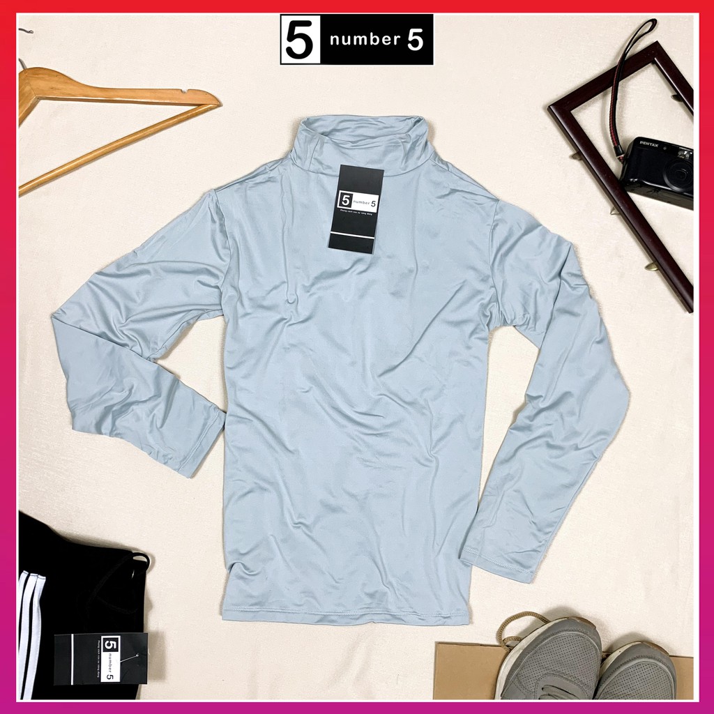 Áo Giữ Nhiệt Nam Number5 Lót Nỉ Cổ 5 Phân Siêu Ấm [ AN ] | BigBuy360 - bigbuy360.vn