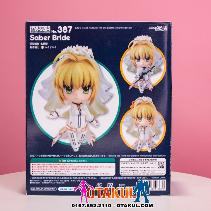 Mô Hình Nendoroid 387 - Saber Bride - Fate/EXTRA CCC