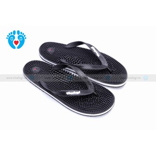 Dép massage vinalogi đen(black)