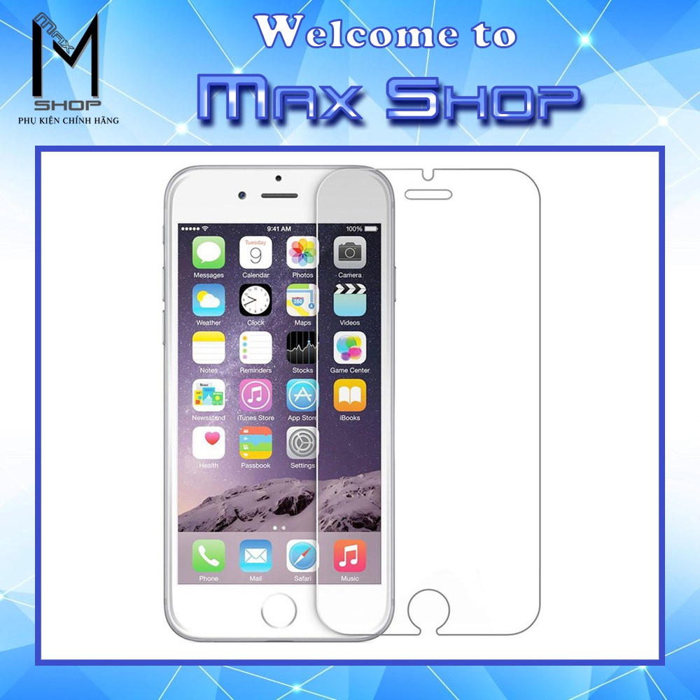 Kính Cường Lực Iphone 2.5D Trong Suốt Iphone 5/6/7/8/X/11/12 Full Dòng Máy