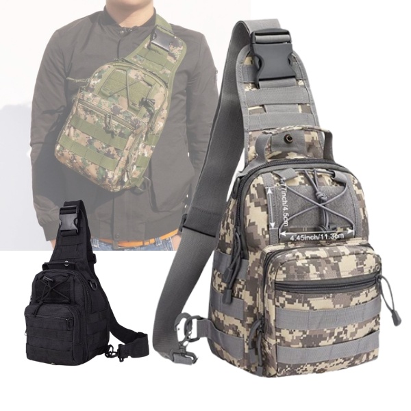 Túi đeo chéo nam Army vải bố dày siêu bền phong cách quân đội đi phượt du lịch chống thấm nước