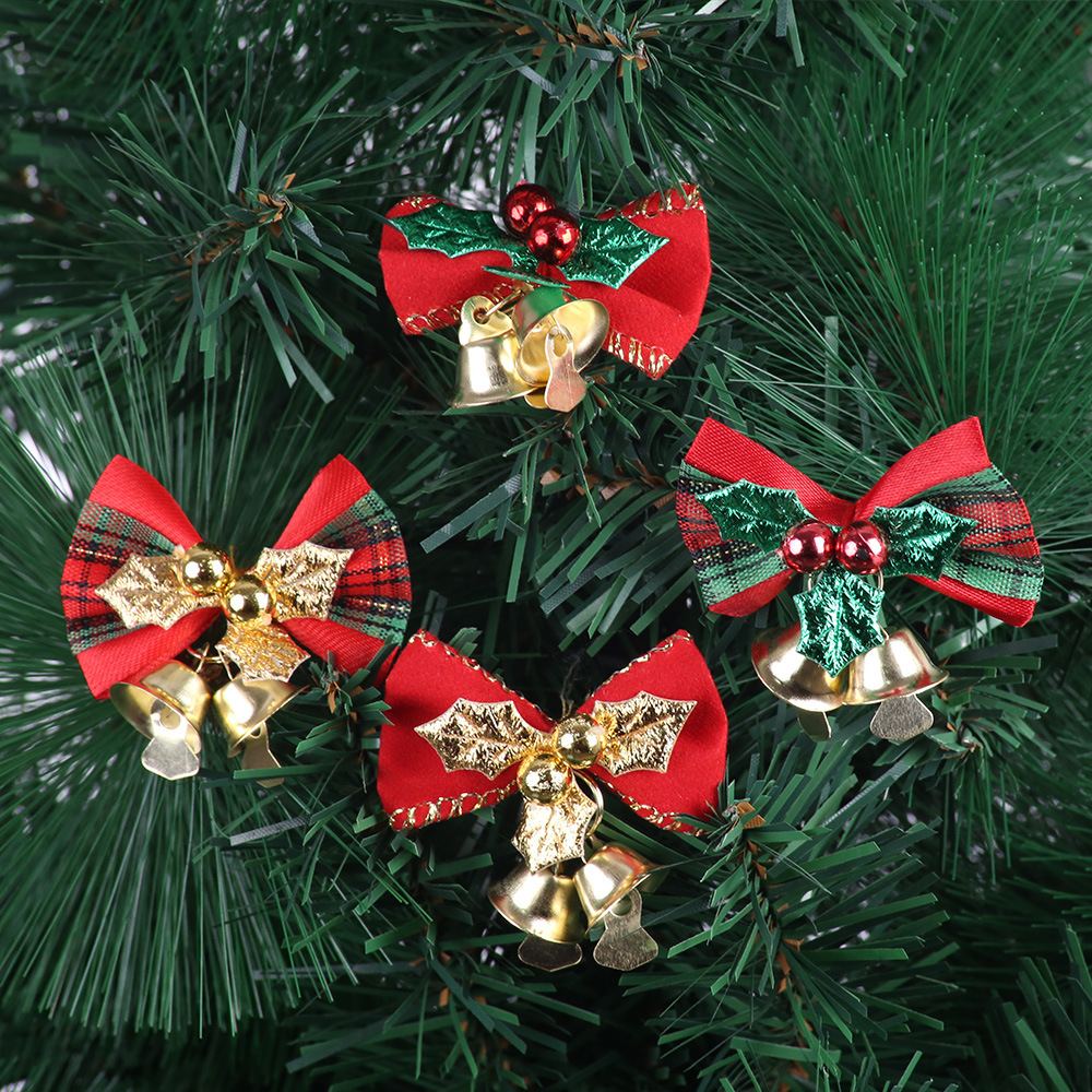 Phụ kiện nơ trang trí cây thông noel cho dịp Giáng Sinh