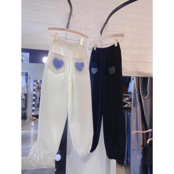 [VIDEO ẢNH THẬT] Quần Jogger Ống Rộng Bo Chân Chất Nỉ Đẹp - Quần Tim Mông Unisex (ảnh thật tại shop)