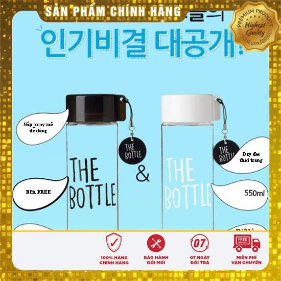 Bình nước nhựa cao cấp Hàn Quốc  KOMAX THE BOTTLE 550ml