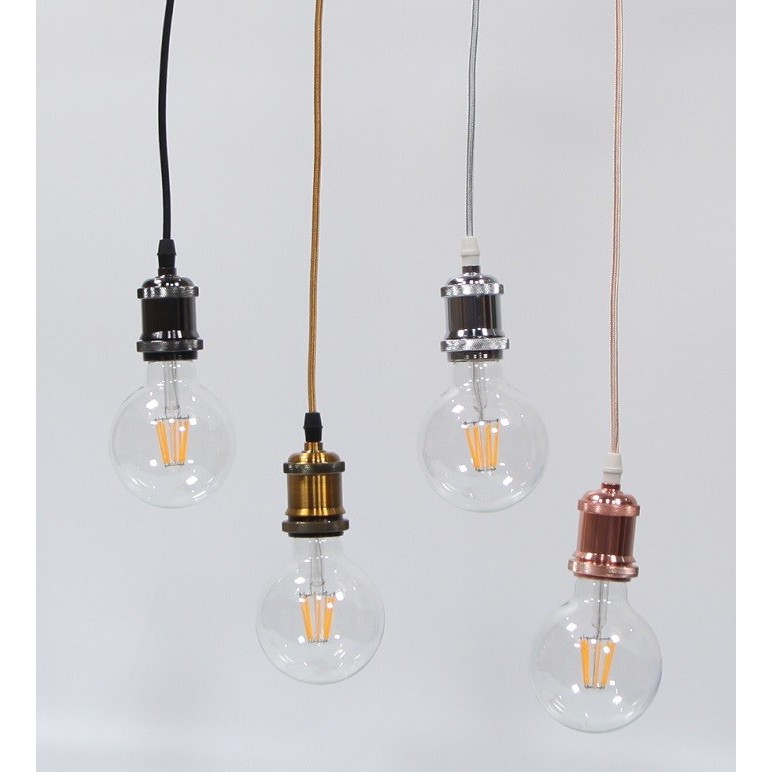 Bộ 10 dây đèn thả cổ điển bóng đèn tròn Edison G95 8W
