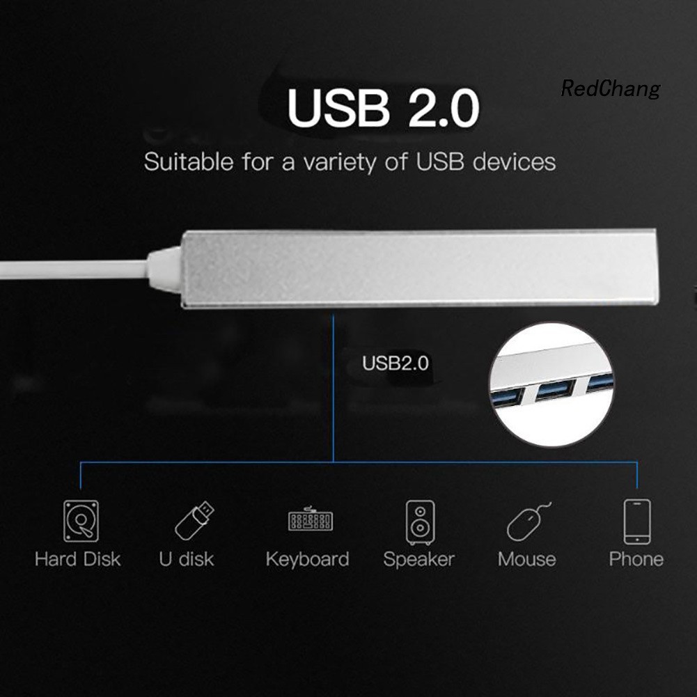 Thiết bị đa cổng kết nối 4 trong 1 từ cổng type-C 3.1 thành cổng đọc thẻ TF / USB-3.0