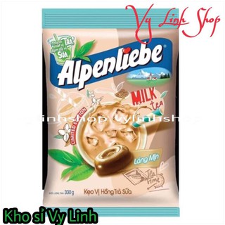 Kẹo Alpenliebe Hương Hồng Trà Sữa gói 330g ~ 110 viên